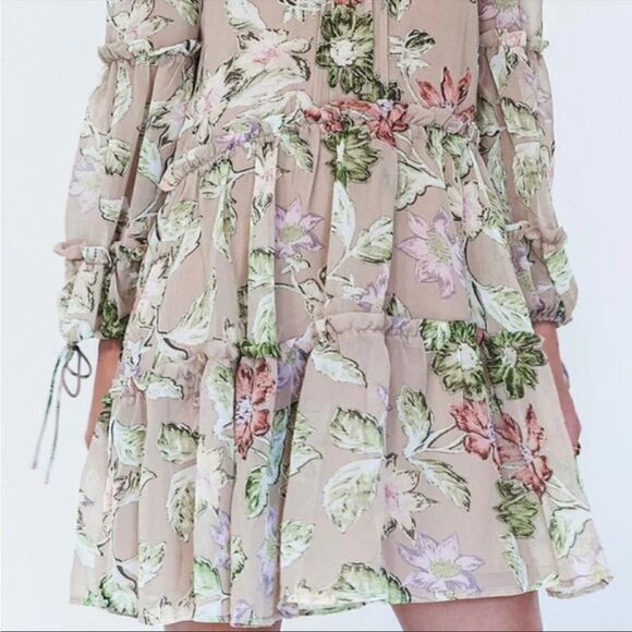 Princess Polly EDEN BLOOM MINI FLORAL DRESS BLUSH - Picture 4 of 14